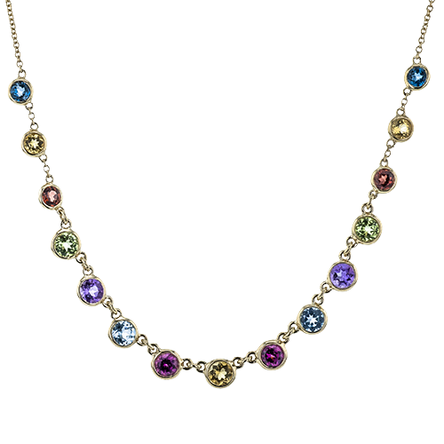 ZN120 Color Pendant in 14k Gold