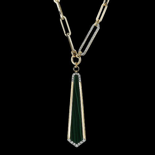 ZN122 Necklace in 14k Gold with Diamonds