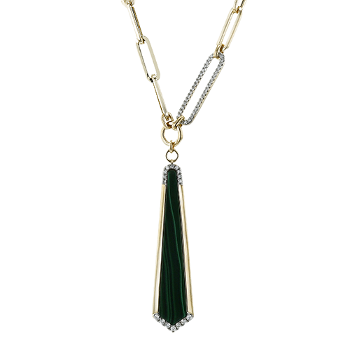 ZN122 Necklace in 14k Gold with Diamonds