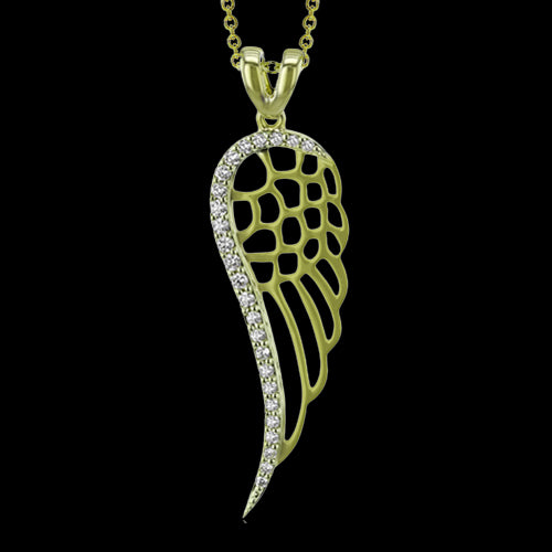 ZP1015-Y Pendant in 14k Gold with Diamonds
