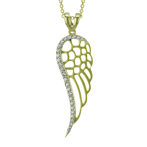 ZP1015-Y Pendant in 14k Gold with Diamonds