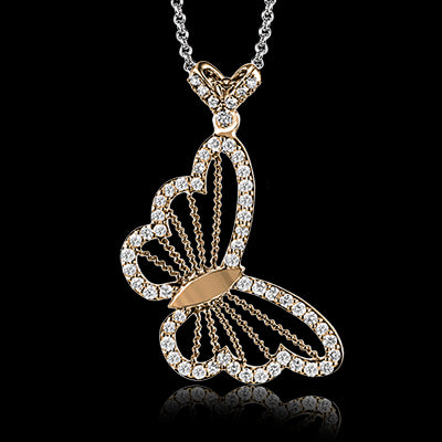 ZP1016 Pendant in 14k Gold with Diamonds