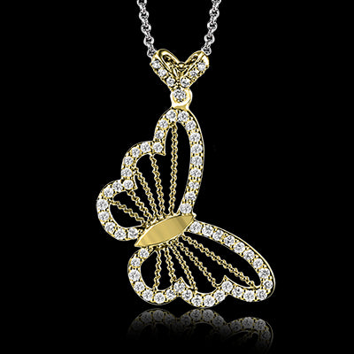 ZP1016 Pendant in 14k Gold with Diamonds