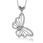 ZP1016 Pendant in 14k Gold with Diamonds