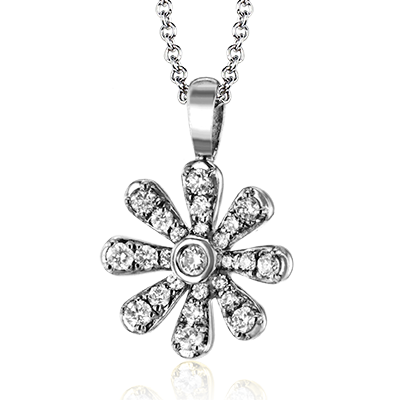 ZP1035 Pendant in 14k Gold with Diamonds