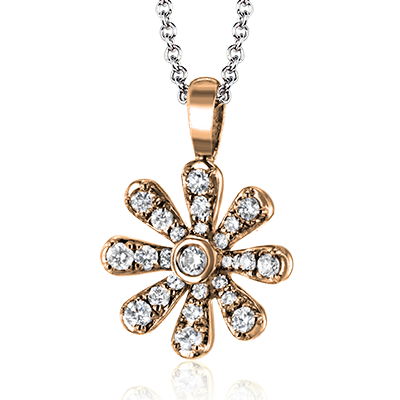 ZP1035 Pendant in 14k Gold with Diamonds