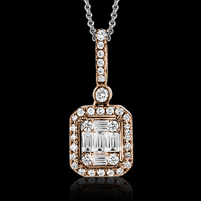 ZP1051 Pendant in 14k Gold with Diamonds