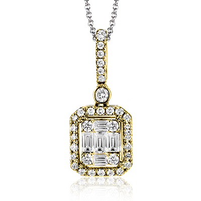 ZP1051 Pendant in 14k Gold with Diamonds