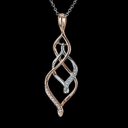 ZP1059 Pendant in 14k Gold with Diamonds