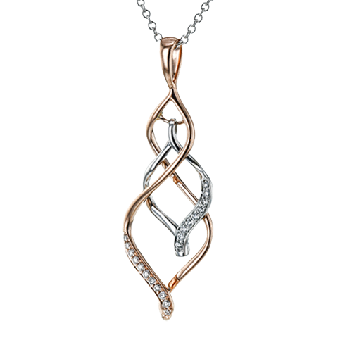 ZP1059 Pendant in 14k Gold with Diamonds