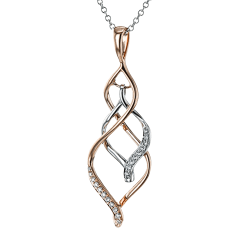 ZP1059 Pendant in 14k Gold with Diamonds
