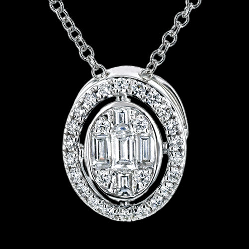 ZP1088 Pendant in 14k Gold with Diamonds