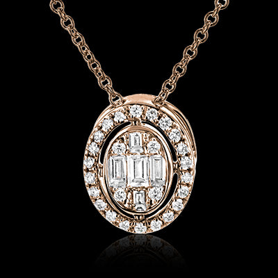 ZP1088 Pendant in 14k Gold with Diamonds