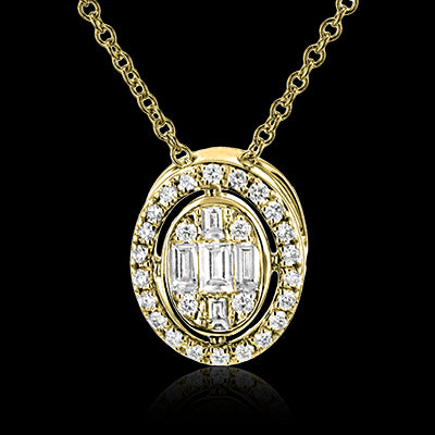 ZP1088 Pendant in 14k Gold with Diamonds