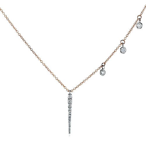 ZP1098 Necklace in 14k Gold with Diamonds