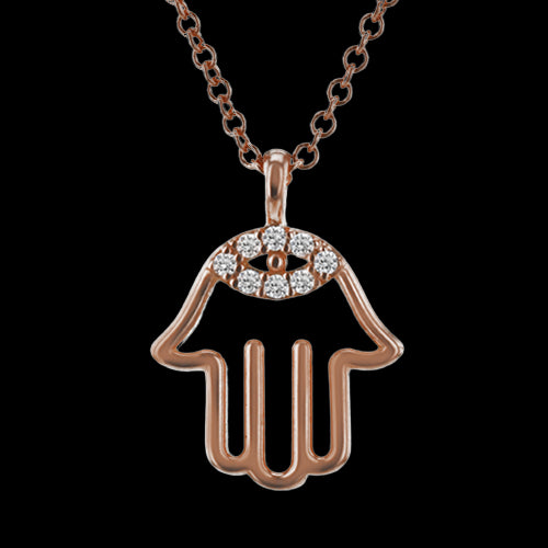 ZP1099-R Pendant in 14k Gold with Diamonds