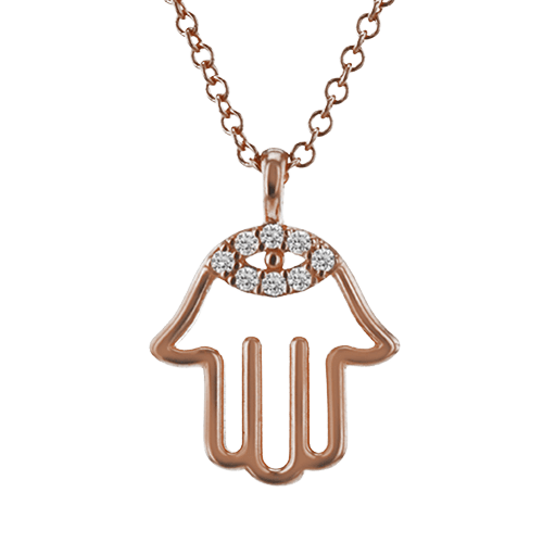 ZP1099-R Pendant in 14k Gold with Diamonds