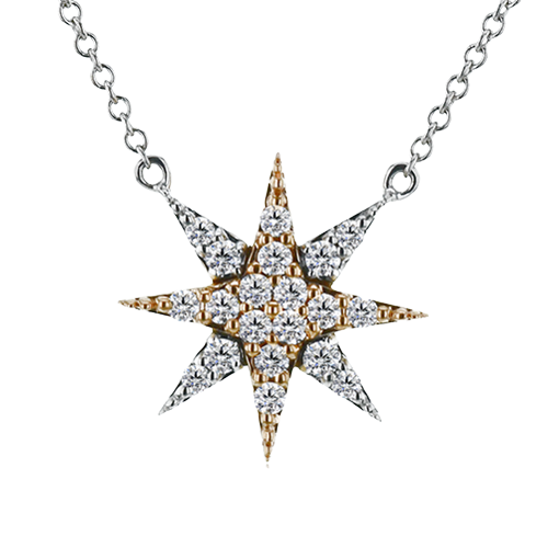 ZP1101-R Pendant in 14k Gold with Diamonds