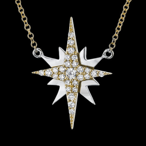 ZP1103 Pendant in 14k Gold with Diamonds