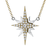ZP1103 Pendant in 14k Gold with Diamonds