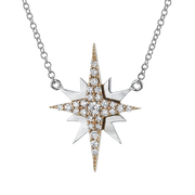 ZP1103 Pendant in 14k Gold with Diamonds