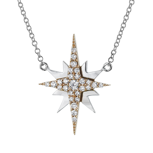 ZP1103 Pendant in 14k Gold with Diamonds