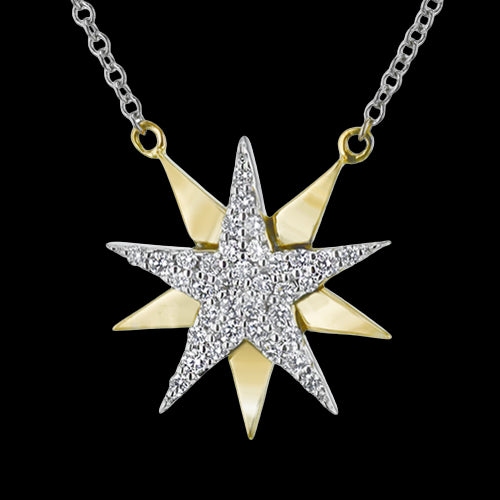 ZP1104 Pendant in 14k Gold with Diamonds