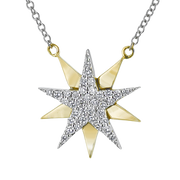 ZP1104 Pendant in 14k Gold with Diamonds