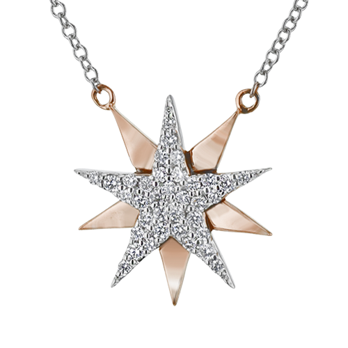 ZP1104 Pendant in 14k Gold with Diamonds