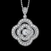 ZP111 Pendant in 14k Gold with Diamonds