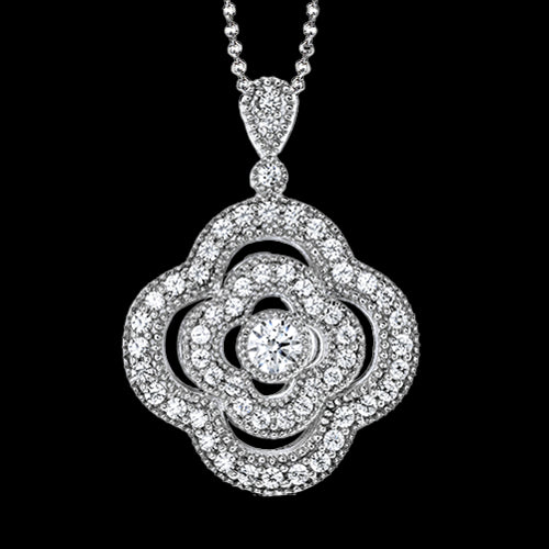 ZP111 Pendant in 14k Gold with Diamonds