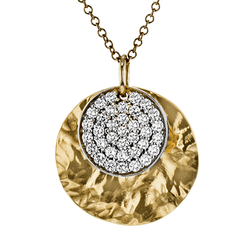 ZP1124-Y Pendant in 14k Gold with Diamonds