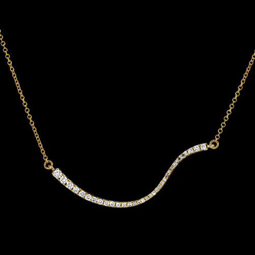 ZP1127-Y Pendant in 14k Gold with Diamonds