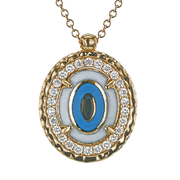 ZP1131 Pendant in 14k Gold with Diamonds