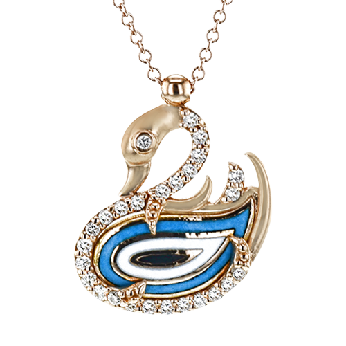 ZP1132 Pendant in 14k Gold with Diamonds