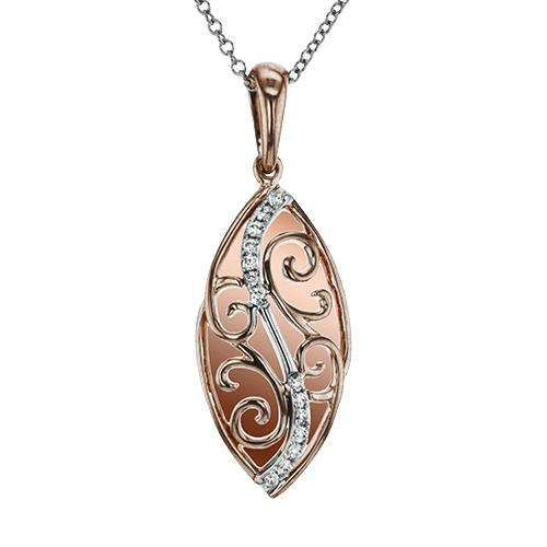 ZP1150 Pendant in 14k Gold with Diamonds