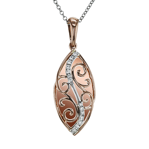 ZP1150 Pendant in 14k Gold with Diamonds