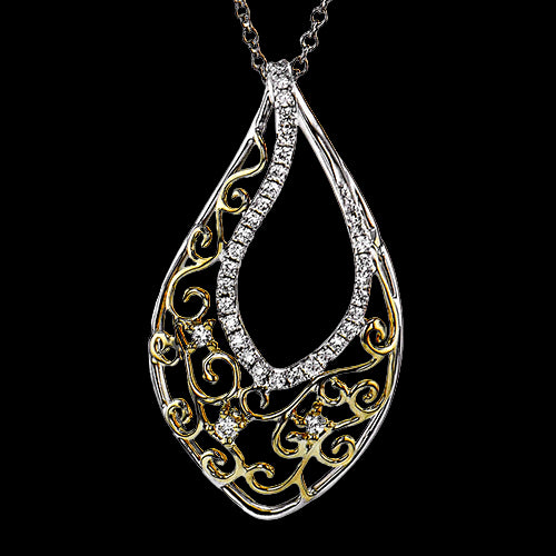 ZP1151 Pendant in 14k Gold with Diamonds