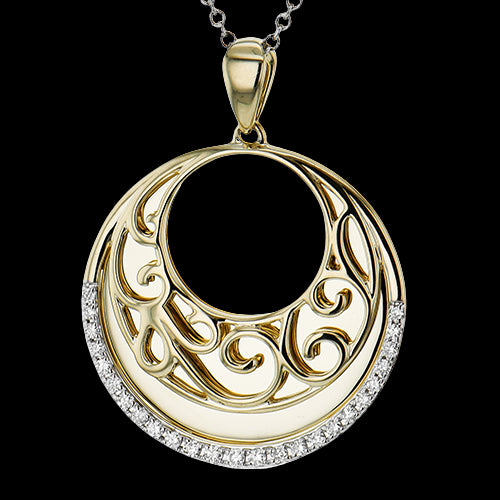 ZP1152 Pendant in 14k Gold with Diamonds