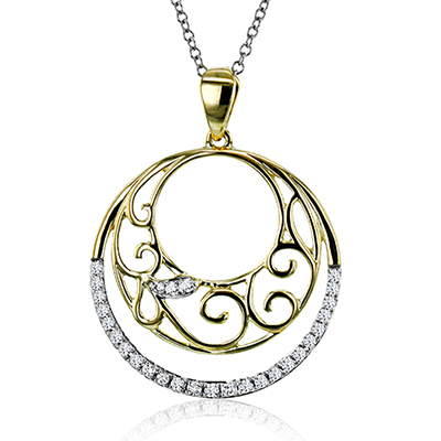 ZP1152 Pendant in 14k Gold with Diamonds