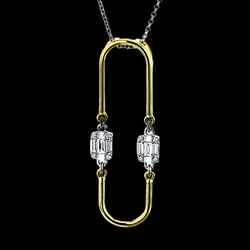 ZP1160 Pendant in 14k Gold with Diamonds