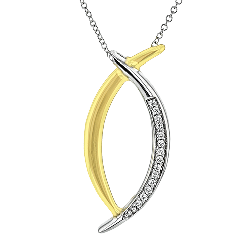 ZP1162 Pendant in 14k Gold with Diamonds