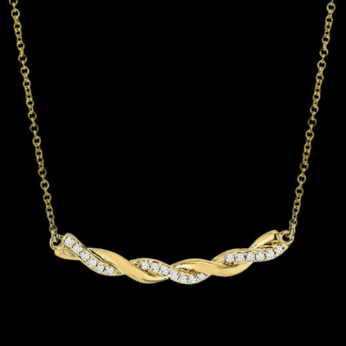 ZP1164-Y Pendant in 14k Gold with Diamonds