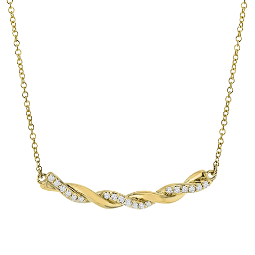 ZP1164-Y Pendant in 14k Gold with Diamonds