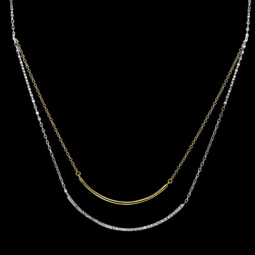 ZP1169 Necklace in 14k Gold with Diamonds