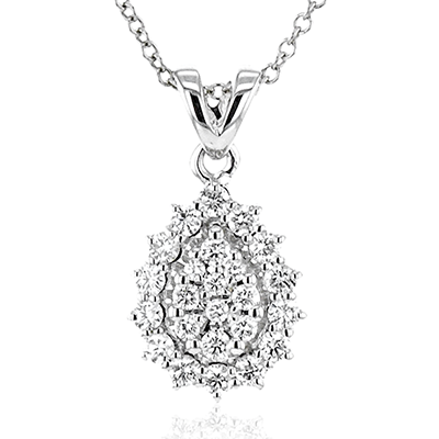 ZP1176 Pendant in 14k Gold with Diamonds