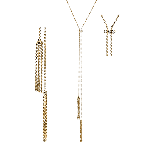 ZP1182 Necklace in 14k Gold with Diamonds
