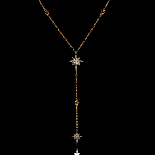 ZP1187 Necklace in 14k Gold with Diamonds