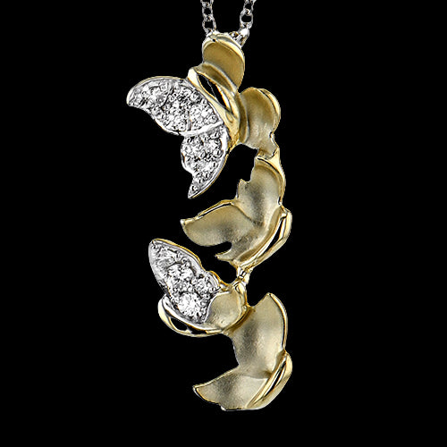 ZP1198-Y Pendant in 14k Gold with Diamonds