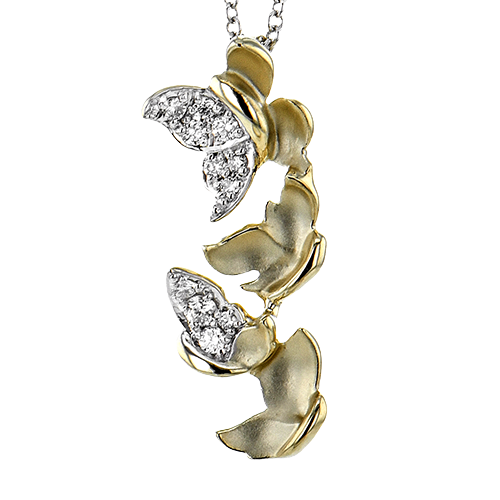 ZP1198-Y Pendant in 14k Gold with Diamonds